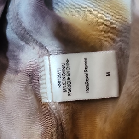 Young fabulous & broke hi-lo mock wrap dress tie-dye - Picture 8 of 8